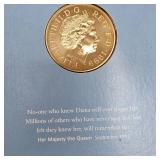 1997 Diana Princess of Wales Five Pounds, Silver Coin