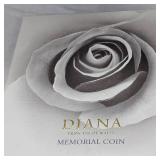 1997 Diana Princess of Wales Five Pounds, Silver Coin