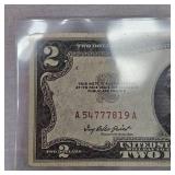 1953 A @2 US Note Red Seal XF