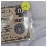 1902 $10 Dallas, TX Horseblanket