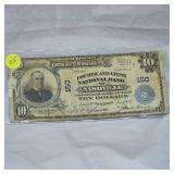 1902 $10 Nashville,KY Horseblanket