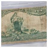 1902 $10 Nashville,KY Horseblanket