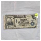 1902 $10 Chattanoofa, TN Horseblanket