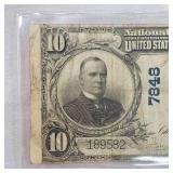 1902 $10 Chattanoofa, TN Horseblanket