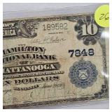 1902 $10 Chattanoofa, TN Horseblanket
