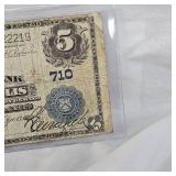 1902 $5 Minneapolis, MN Horseblanket