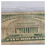 1929 $5 Milwaukee, WI, National Note
