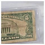 1929 $5 Milwaukee, WI, National Note