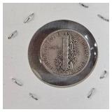 1940 and 1942 Mercury Silver 10c