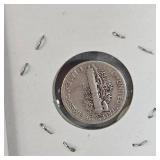 1940 and 1942 Mercury Silver 10c