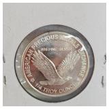 1/4 oz Silver Round Standing Liberty