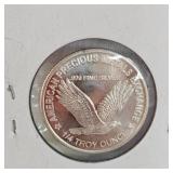 1/4 oz Silver Round Standing Liberty