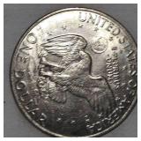 1962 Roosevelt 10c, 1936 Mercury 10c, 1972 Ike Silver Dollar