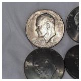 8-1776-1976 Ike bicentennial Silver Dollars