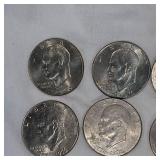 6-1776-1976 Ike Bicentennial Silver Dollars