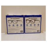 2 FOSTER GRANT DESIGN OPTICS +2.50 READING GLASSES