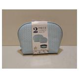 NEW GLO TECH 2 PIECE COSMETIC BAG SET (NESTED SET)