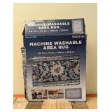 WYATT & ASH MACHINE WASHABLE AREA RUG -ESTELLA (5’ 3” x 7’ 5”)