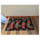 (2) HAND HOOKED ACCENT RUGS