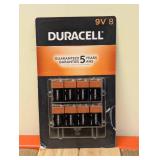 DURACELL 9V BATTERIES 8PK.