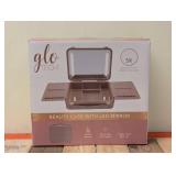 NEW GLO TECH BEAUTY CASE WITH LED MIRROR
