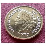 Indian Penny Style 1 oz Copper Round