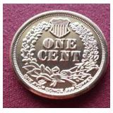 Indian Penny Style 1 oz Copper Round