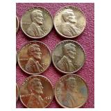 (12) 1962-69 AU/UNC Pennies