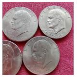 (5) Eisenhower Dollars