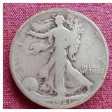 1921 Walking Liberty Half Dollar - Key Date!