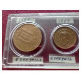 (5) 1800s Sweden Coins