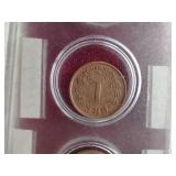 (5) 1800s Sweden Coins