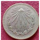 1922 Mexican Silver Peso
