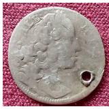 1736 Bavaria Silver 3 Kreuzers Coin