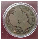 Compiled 1901 U.S. Coin Set