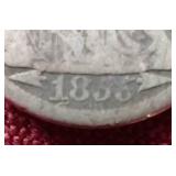 1855 Liberty Seated Dime