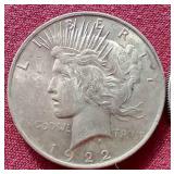 (2) 1922 Peace Dollars