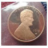 2019-W Proof Penny
