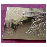 Gold Foil $2 Replica Note