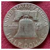 (4) Franklin Half Dollars - 1960, 1960-D, 1961, 1961-D