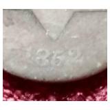 1852 Silver 3c Coin