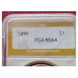 1899 Morgan Dollar PGA MS64 - Tough Date!