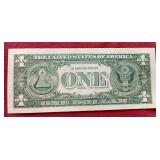 Crisp Uncirculated Silver Certificate $1 Note