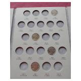 Buffalo Nickel Album With (20) Coins