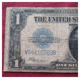 1923 Silver Certificate $1 "Horse Blanket" Note