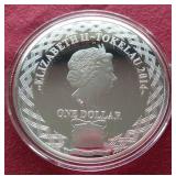 Gorgeous 2014 Tokelau 1oz Silver "Year of the Horse" Coin