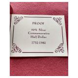 1982 Silver Commemorative Washington Half Dollar - Proof