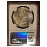 Stunning 1927-S Peace Dollar - NGC MS65 - WOW!