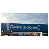 Genie Z-30/20 articulating boom lift, 1454 Hours