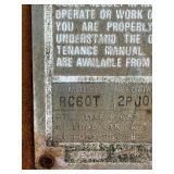 CAT RC60T Skid Steer Fork Lift Loader, Hours 4647